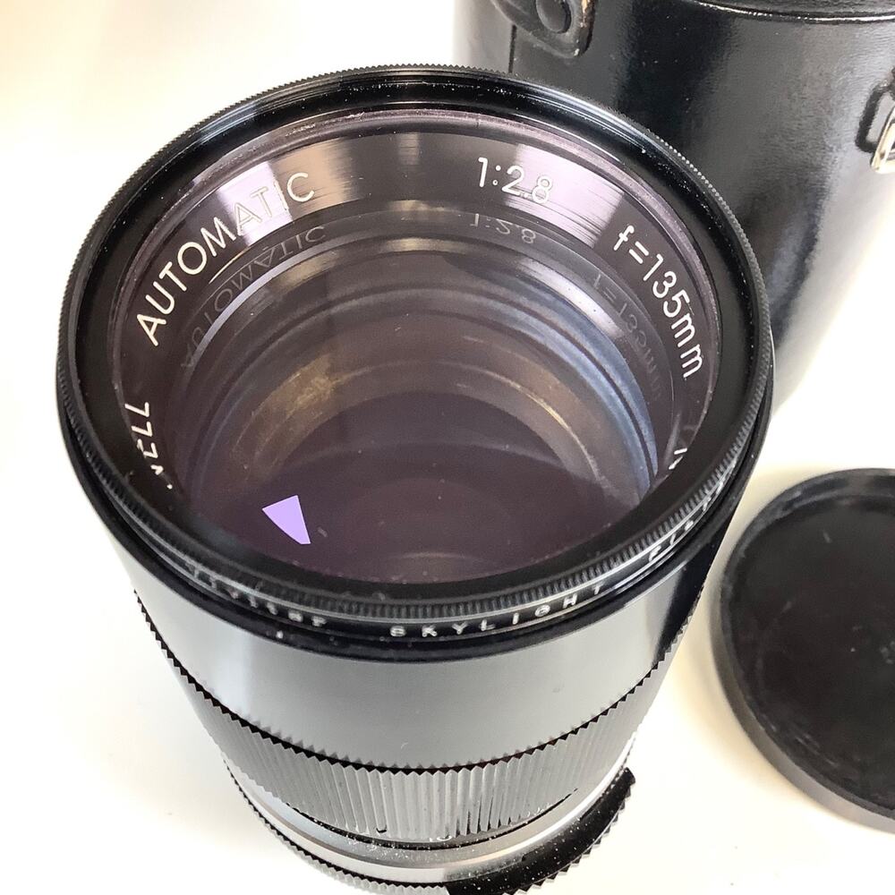 Bushnell 135mm f/2.8 Prime Camera Lens Pentax M42 Screw Mount w/ Filter & Case - Picture 2 of 10